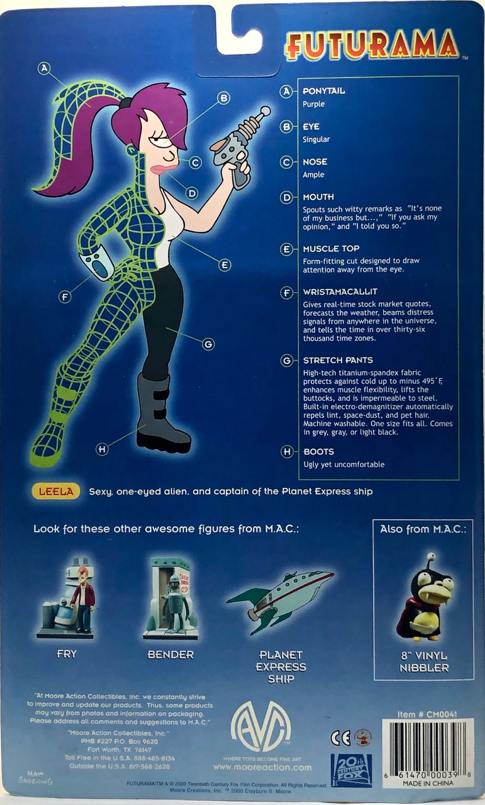 Leela  - Moore Action Collectables (Futurama) (Futurama) action figure collectible - Main Image 2