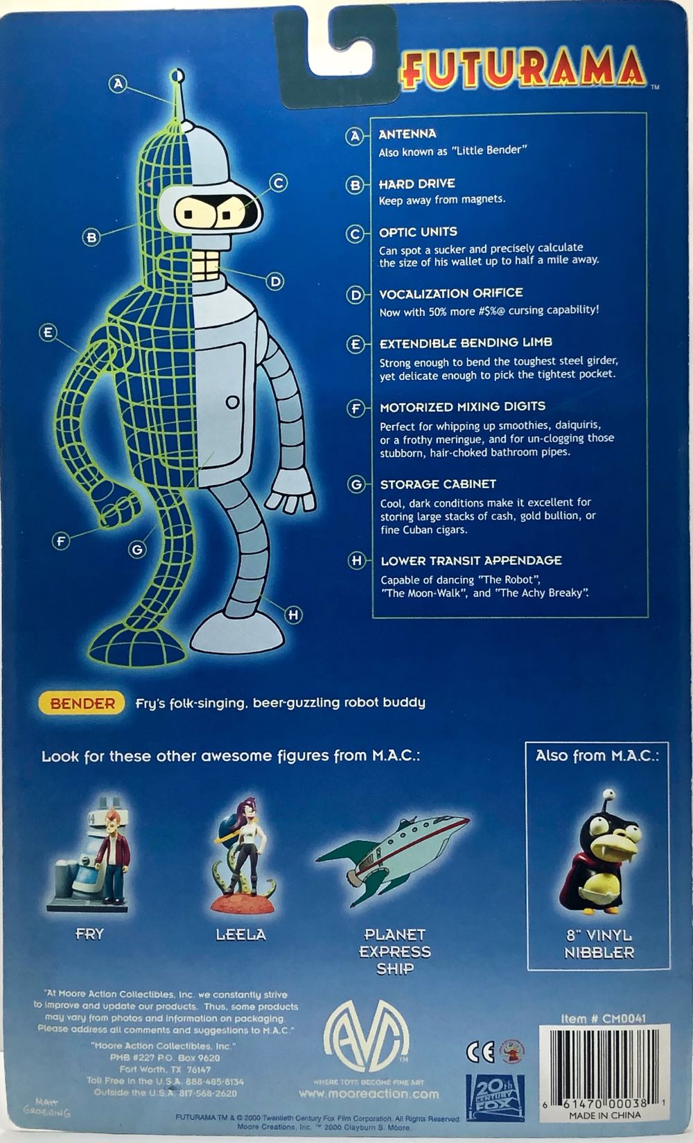 Bender - Moore Action Collectables (Futurama) (Futurama) action figure collectible - Main Image 2