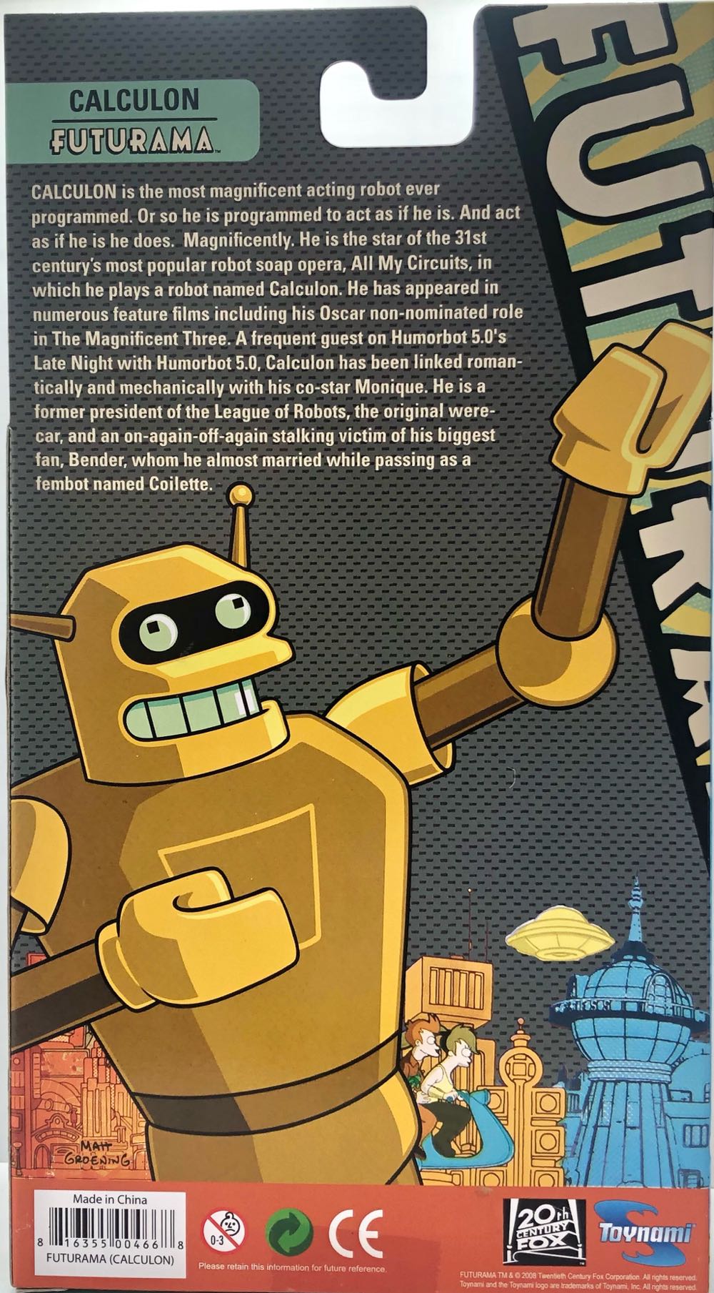 Calculon - Toynami (Futurama) (Futurama) action figure collectible - Main Image 2