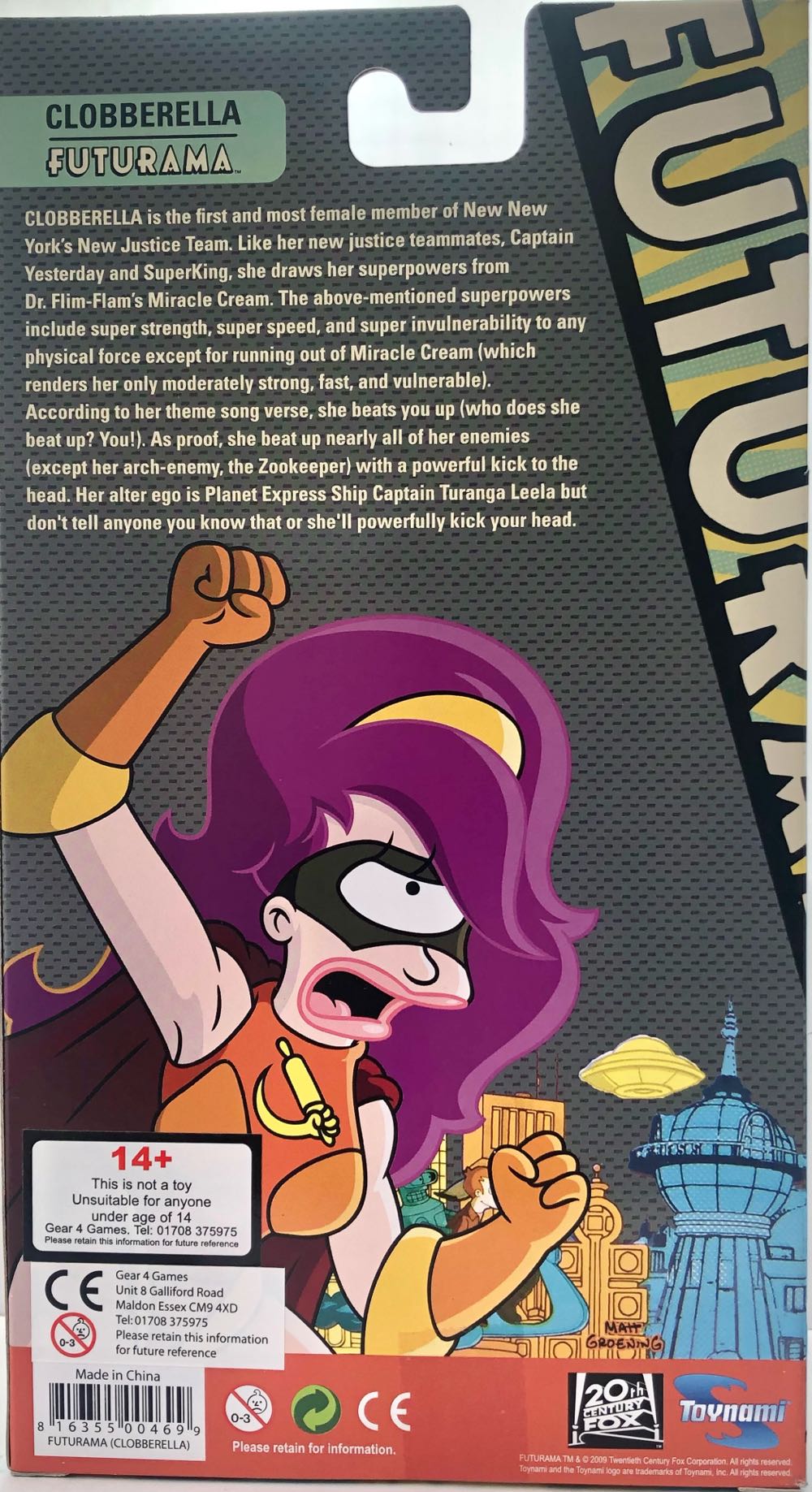 Clobberella - Toynami (Futurama) (Futurama) action figure collectible - Main Image 2