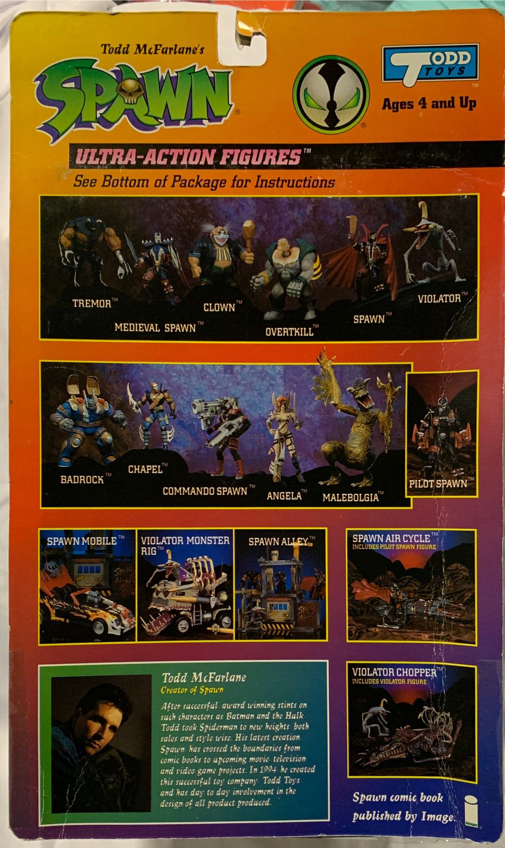 Spawn: Pilot Spawn - Todd Toys (Spawn) action figure collectible [Barcode 787926101164] - Main Image 2