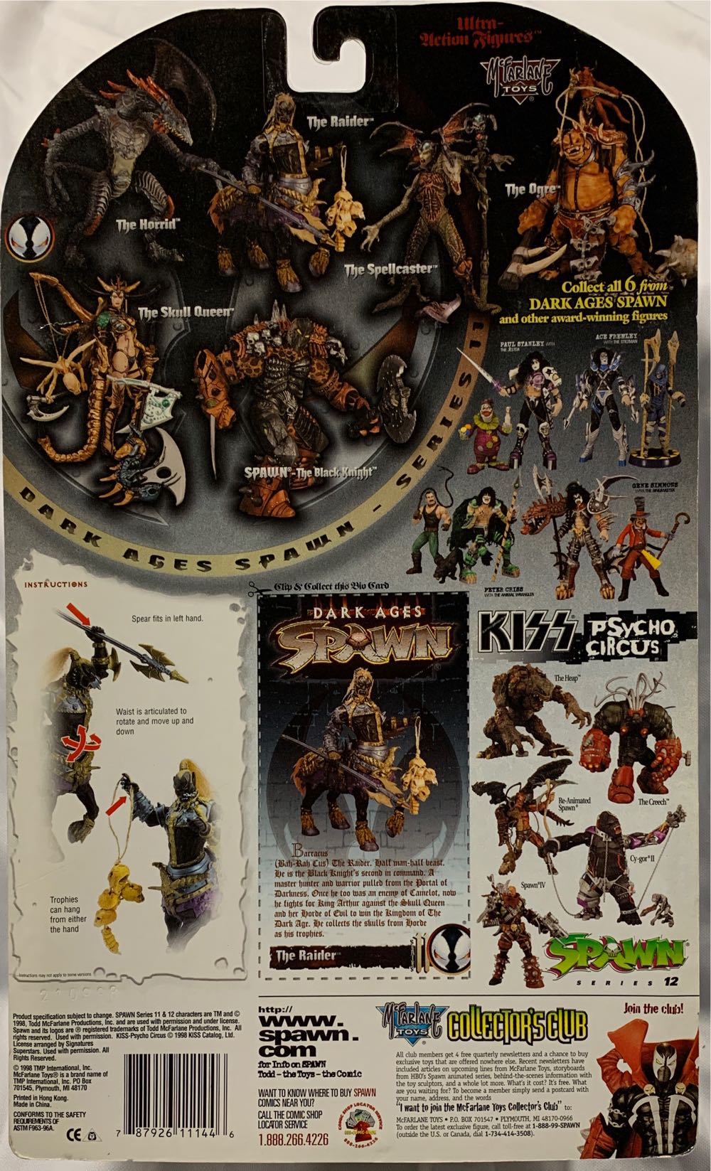 Spawn: The Raider - Todd McFarlane Toys (The Dark Ages) action figure collectible [Barcode 787926111446] - Main Image 2