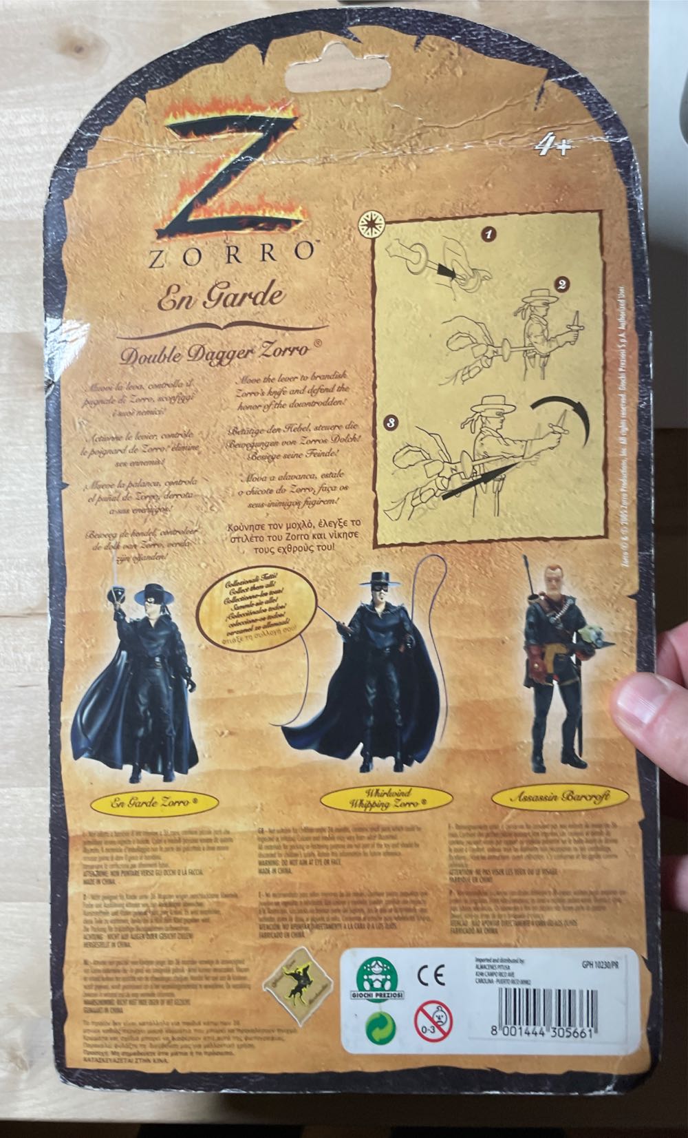Zorro  action figure collectible [Barcode 8001444305661] - Main Image 2