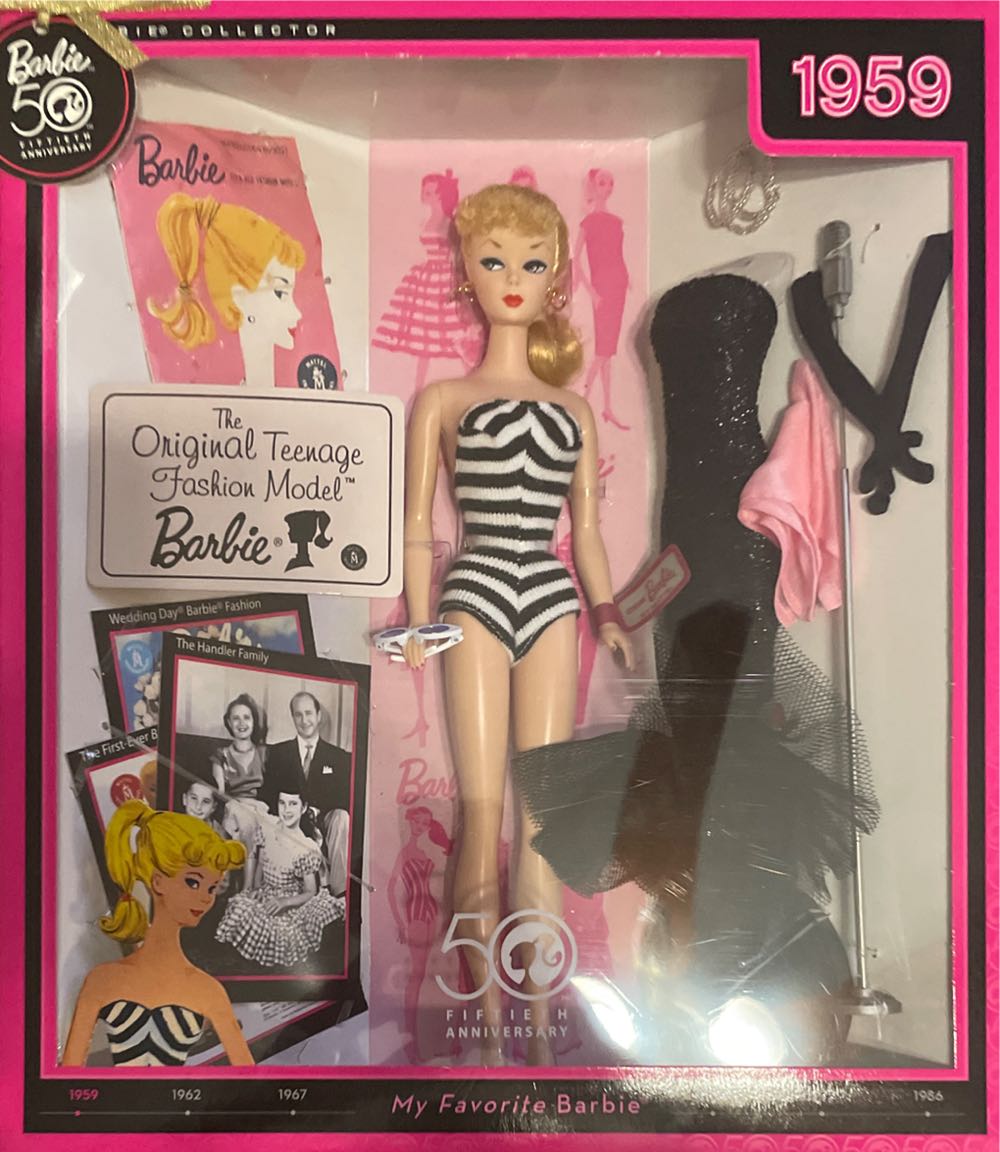 Barbie My Favorite Barbie: The Original Teenage Fashion Model Barbie Doll  action figure collectible [Barcode 027084675238] - Main Image 2