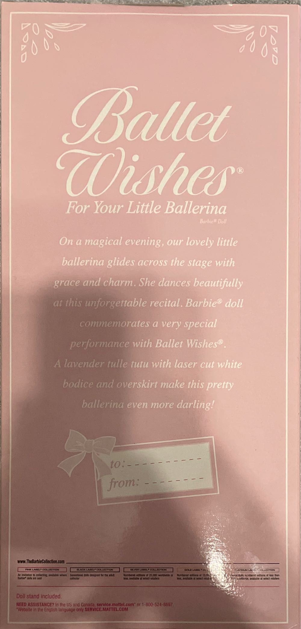 Barbie Ballet Wishes For Your Little Ballerina  action figure collectible [Barcode 887961066494] - Main Image 4