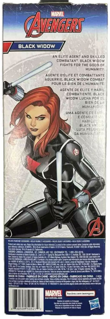 Black Widow - Natasha Romanoff - Hasbro (Marvel Titan Hero Series) action figure collectible [Barcode 630509505272] - Main Image 2