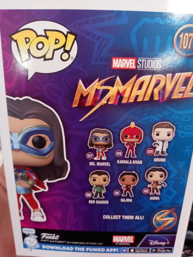 Ms. Marvel - Funko (Ms Marvel (Marvel Studios)) action figure collectible [Barcode 889698594950] - Main Image 2