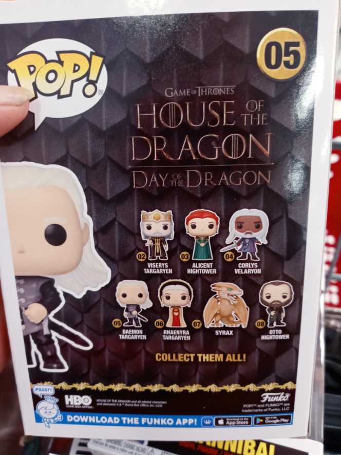 Daemon Targaryen Funko Pop! House Of Dragon - Funko (Funko Pop! Television) action figure collectible [Barcode 889698656078] - Main Image 2