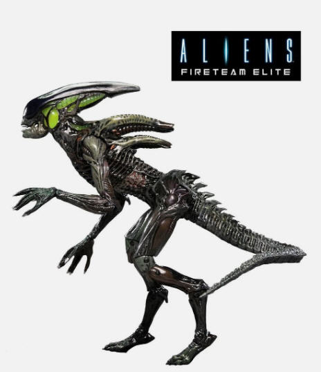 Aliens: Aliens Fireteam Elite: Spitter Alien from Arcade Video Game - Neca (Space/Horror) action figure collectible [Barcode 634482517130] - Main Image 4