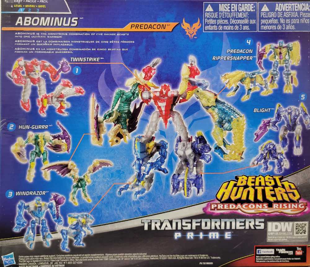 Abominus Target - Hasbro (Prime Beast Hunters) action figure collectible - Main Image 3