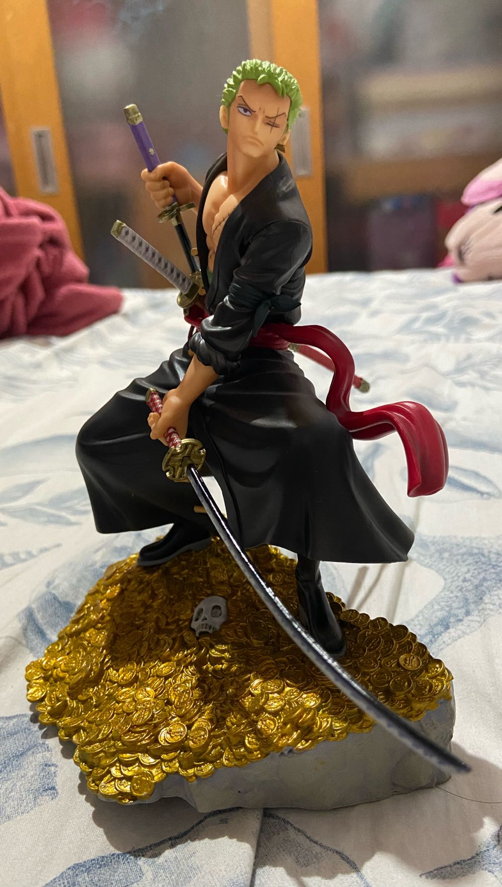 Tamashi Nations One Piece Roronoa Zoro Wt100 Commemorative Eiichiro Oda Illustration Daikaizoku Hyakkei Bandai Spirits Figuarts Zero  action figure collectible [Barcode 4573102630018] - Main Image 2