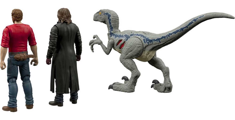 JW -  Dominion: Extreme Damage Owen & Velociraptor ‘Blue’ Pursuit Pack - Mattel (Jurassic World Dominion) action figure collectible [Barcode 887961943818] - Main Image 4