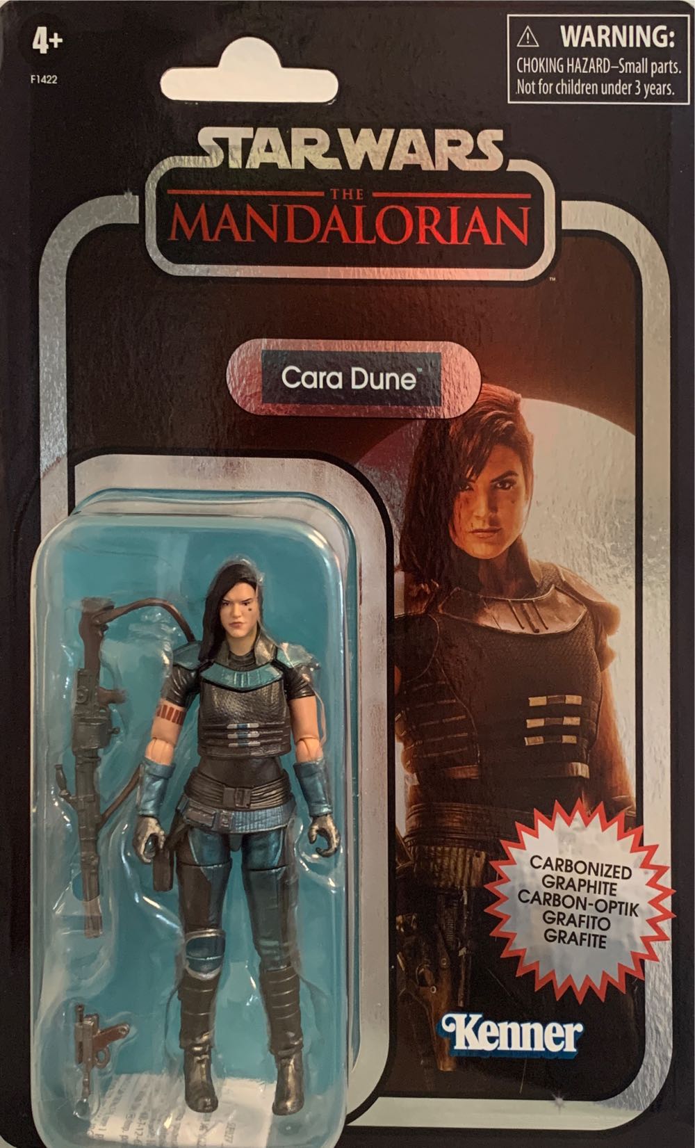 Cara Dune (Carbonized) - Kenner (Star Wars Vintage Collection Carbonized) action figure collectible [Barcode 5010993785612] - Main Image 3