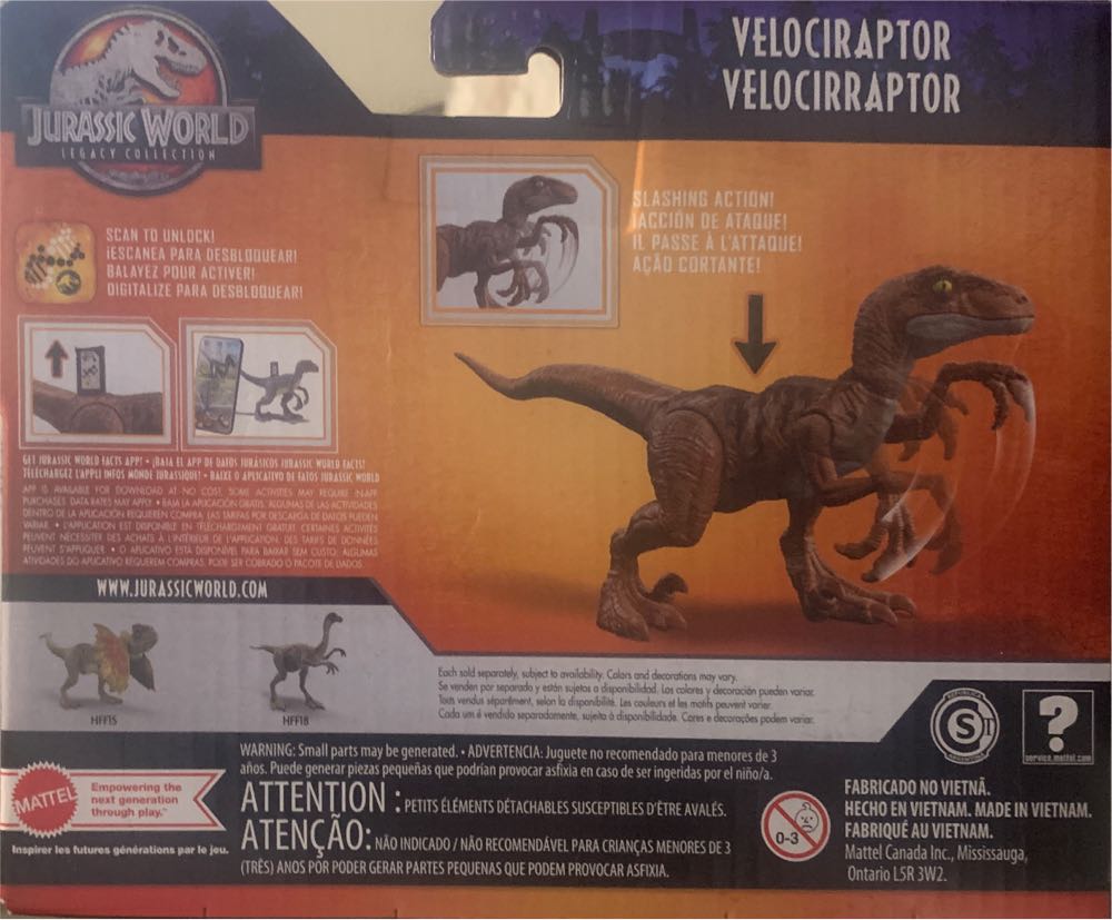 Velociraptor (Red) - Mattel (JW Legacy Collection) action figure collectible [Barcode 194735038770] - Main Image 4