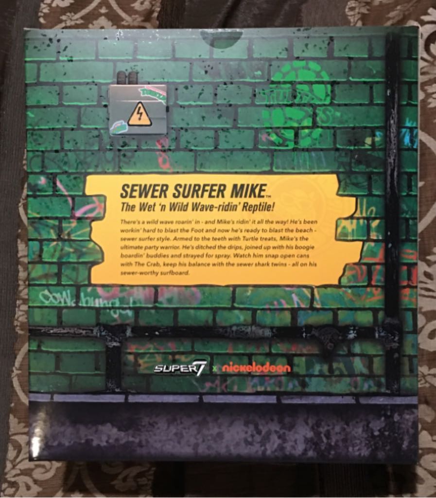 TMNT (Ultimates): Sewer Surfer Mike Loose - Super 7 (TMNT Ultimates) action figure collectible [Barcode 840049818859] - Main Image 2