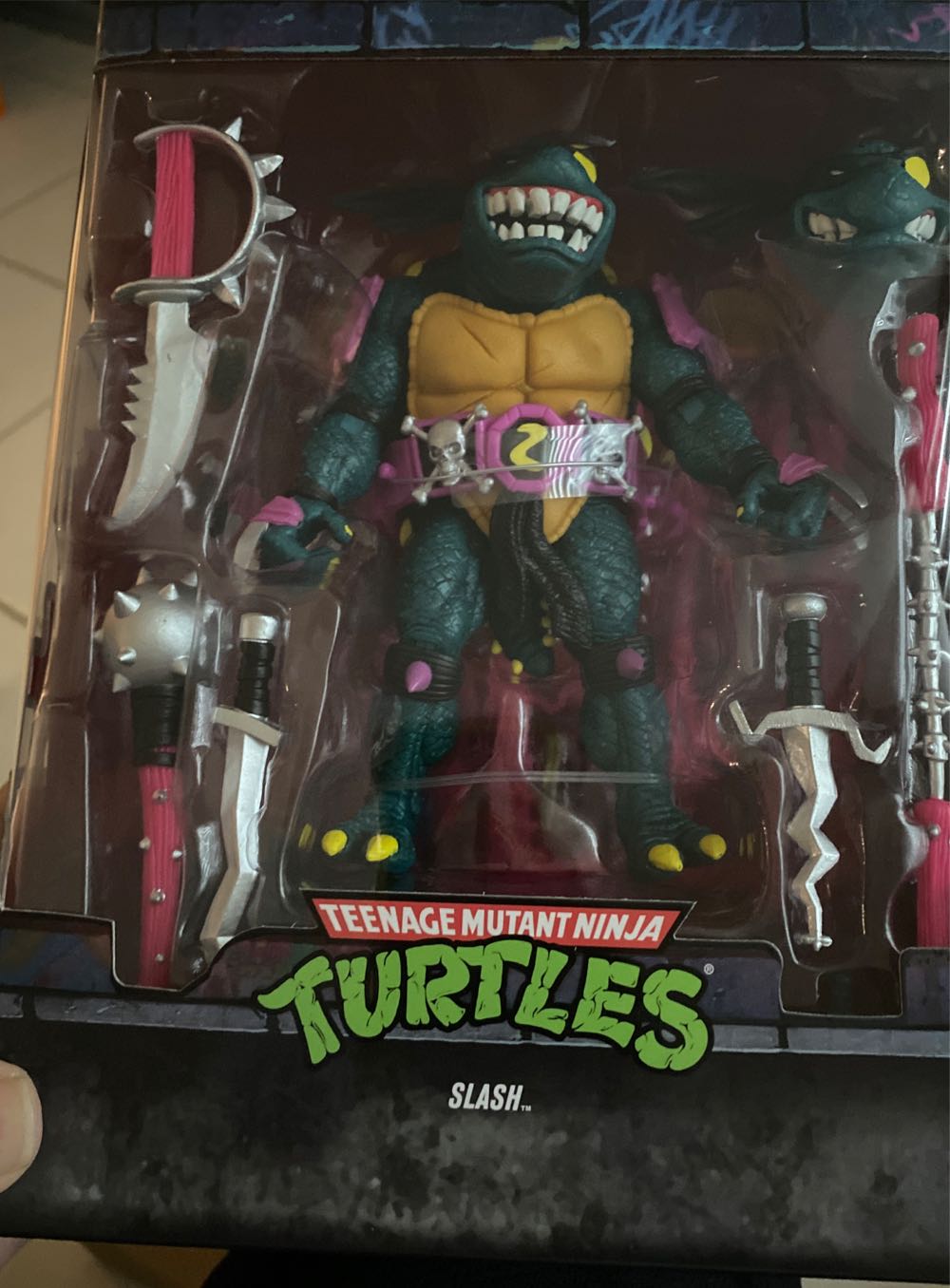 TNMT Super 7 Slash - Super 7 (Wave 6) action figure collectible [Barcode 840049818828] - Main Image 4