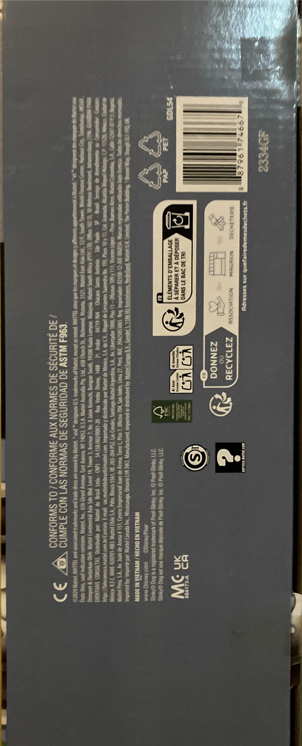 Disney And Pixar Toy Story 4 Character Figures Story Pack Road Trip Adventure 6-pack Woody Buzz Rex Slinky Jessie And Forky - Mattel action figure collectible [Barcode 887961746679] - Main Image 4