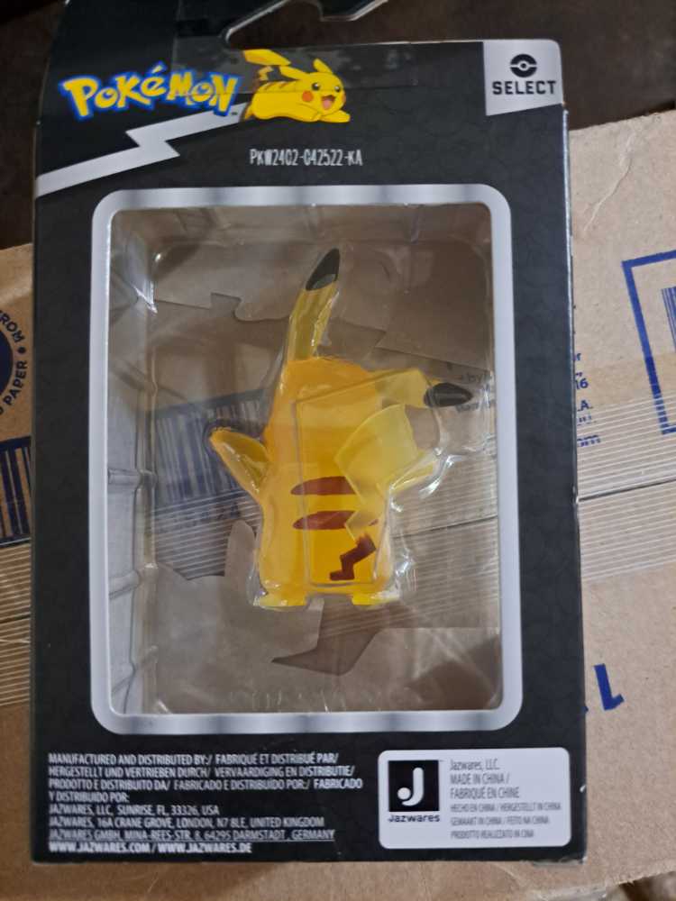 Pikachu  - Jazwares LLC (Pokemon Select) action figure collectible [Barcode 191726402572] - Main Image 2