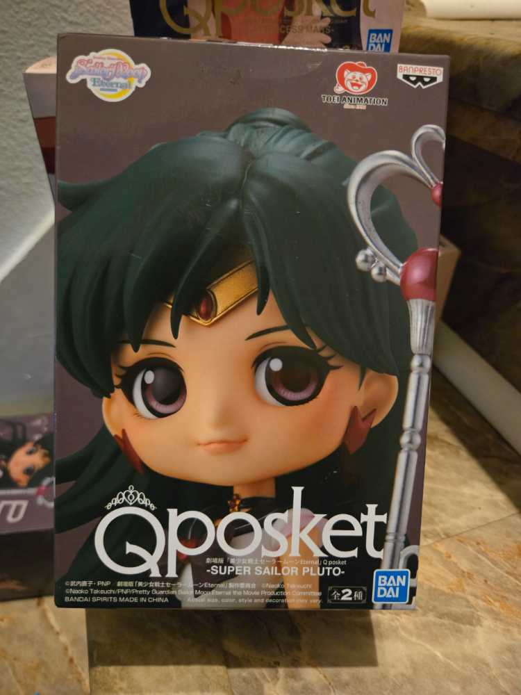 Banpresto The Movie Sailor Moon Eternal Q Posket-Super Sailor Pluto Ver A  action figure collectible [Barcode 4983164173109] - Main Image 2