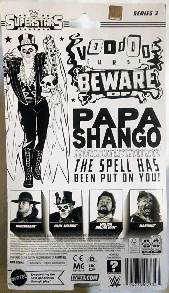 Papa Shango - Mattel (Series 3) action figure collectible [Barcode 194735027347] - Main Image 2