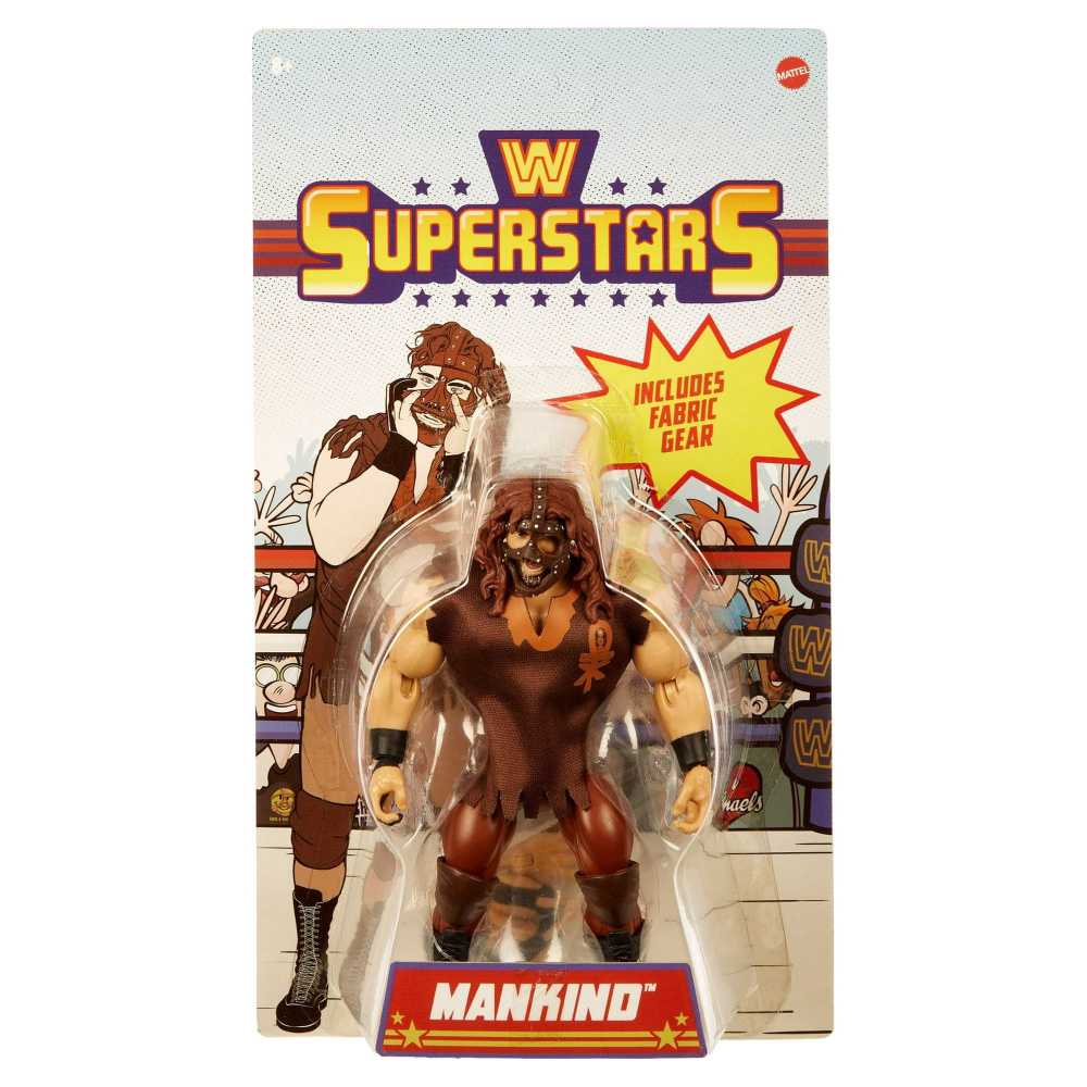 Mankind Superstars - Mattel / WWE (WWE Superstars - Series 3) action figure collectible [Barcode 194735026975] - Main Image 4