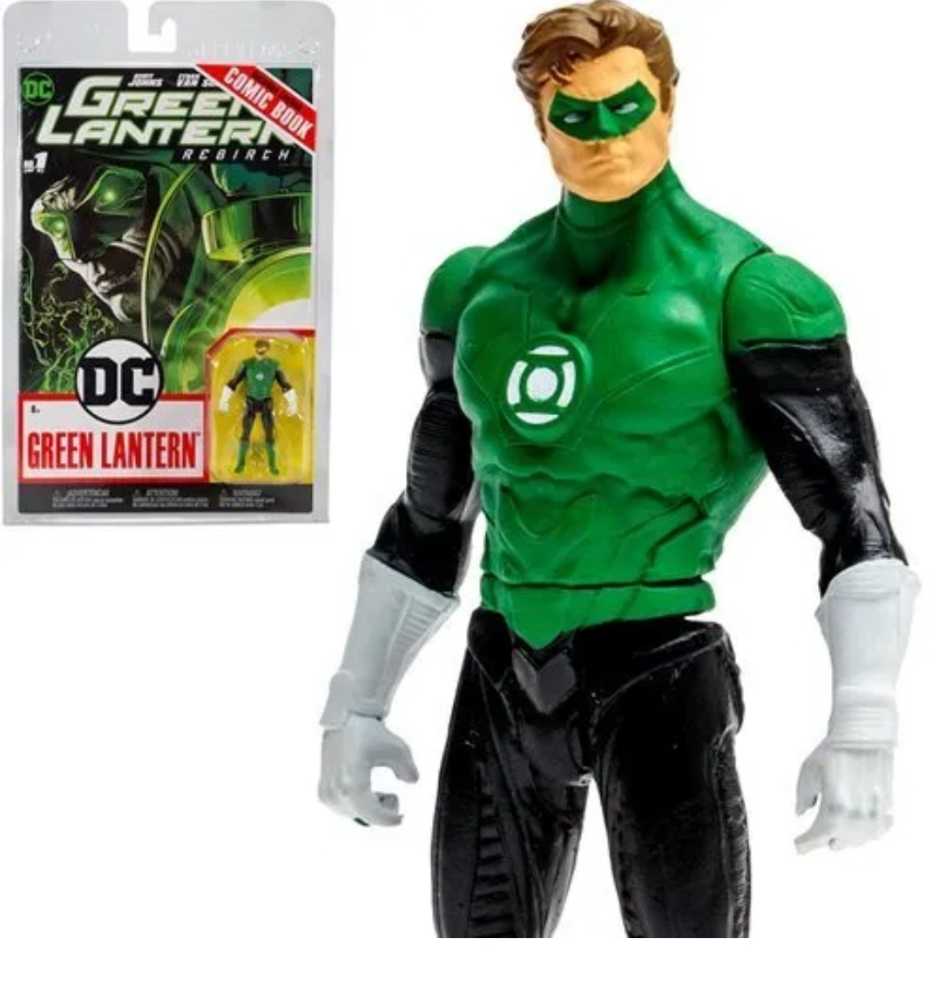 DC Page Punchers (3”) - Green Lantern (Rebirth) - McFarlane Toys (DC Direct) action figure collectible [Barcode 787926158472] - Main Image 2