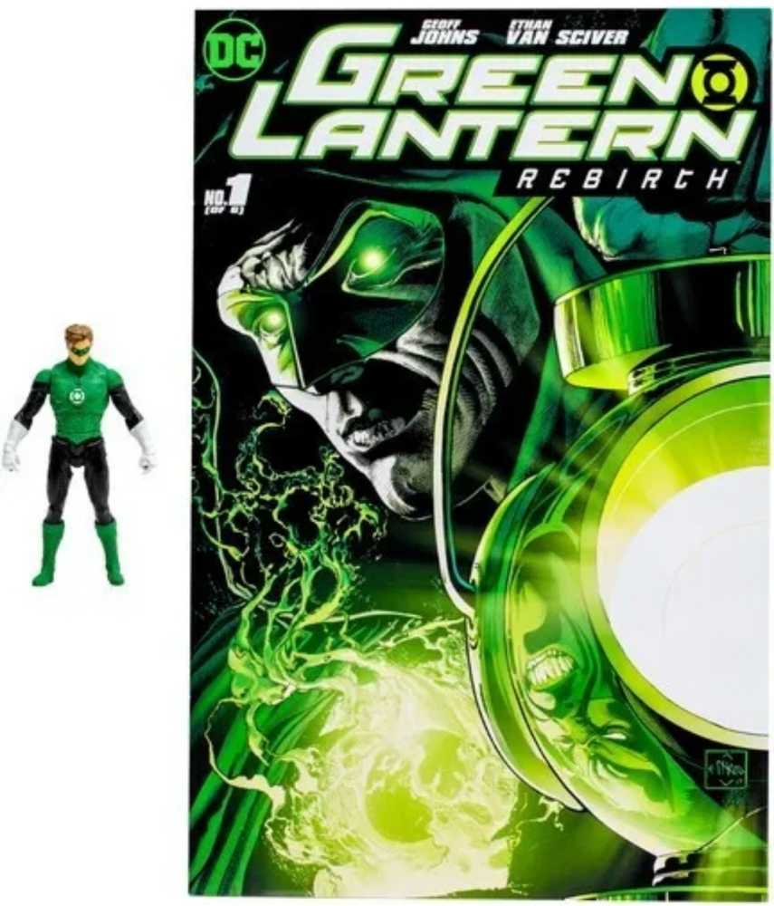 DC Page Punchers (3”) - Green Lantern (Rebirth) - McFarlane Toys (DC Direct) action figure collectible [Barcode 787926158472] - Main Image 3