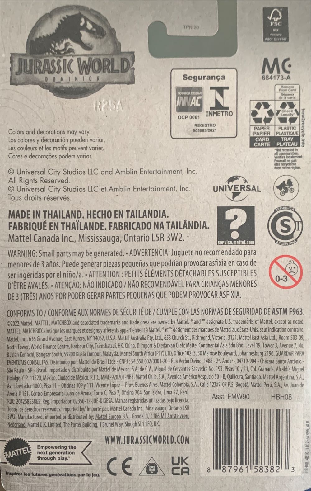 Speed Striker Motorbike - Mattel (Jurassic World Vehiculos) action figure collectible - Main Image 2