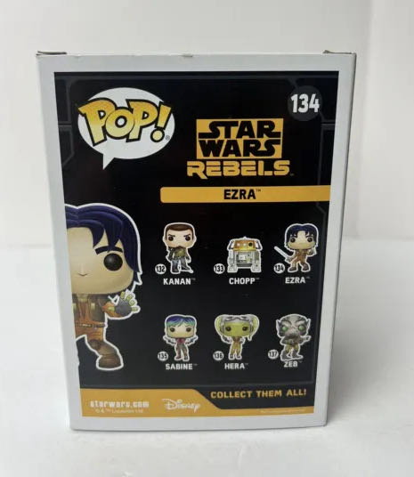 #134 Ezra  (Funko Pop!) action figure collectible [Barcode 889698107723] - Main Image 2