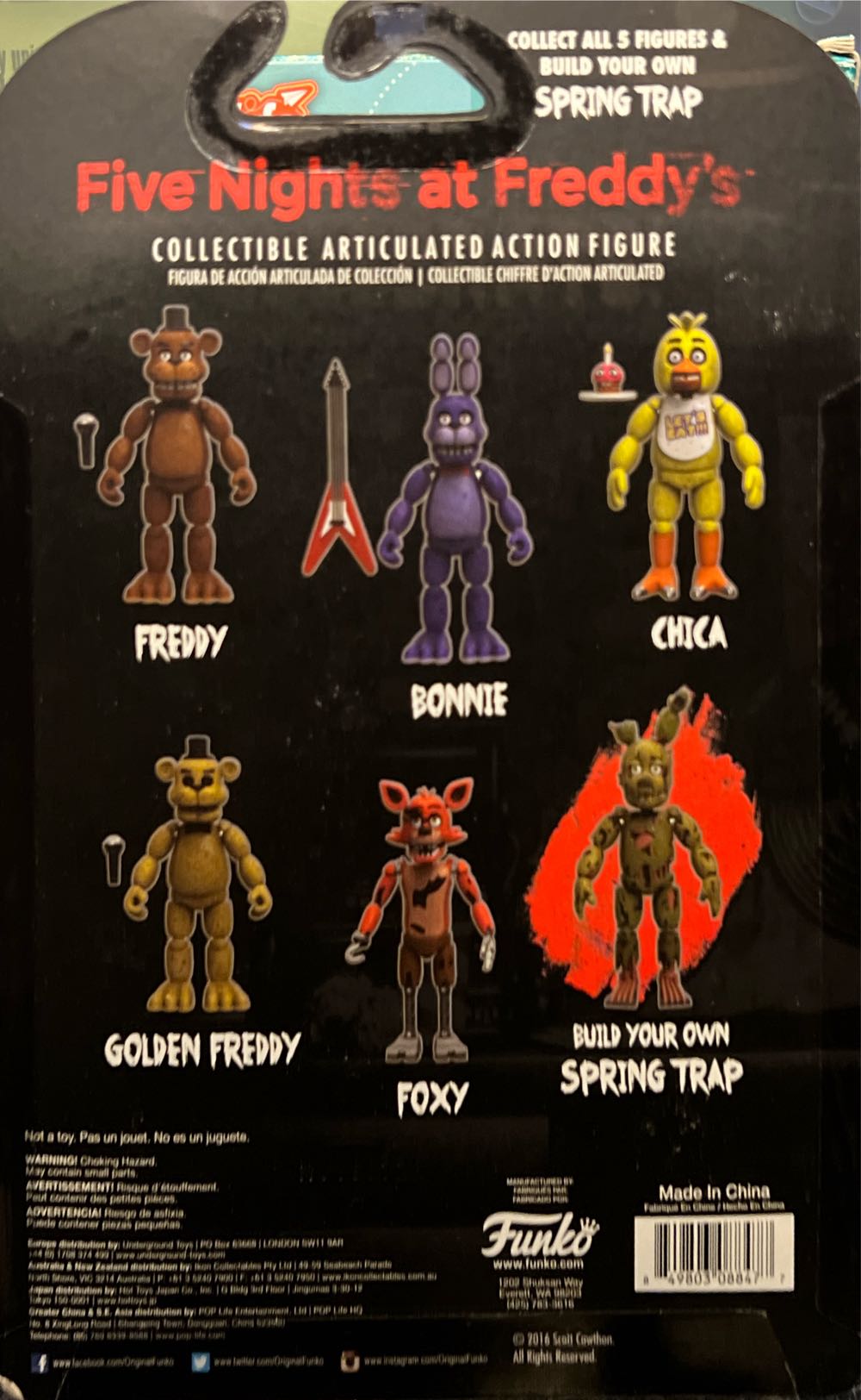 Chica Five Nights At Freddy’s With Mr. Cupcake New - Funko action figure collectible [Barcode 849803088477] - Main Image 2