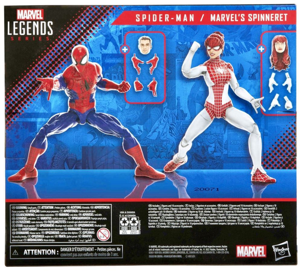 Spider-Man & Spinneret - Hasbro (Marvel Legends Deluxe Series) action figure collectible - Main Image 2