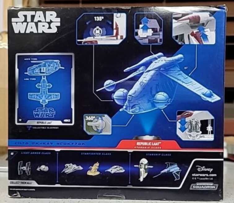 MG Squadron : #0116 Republic LAAT - Jazwares (Star Wars: Attack Of The Clones) action figure collectible [Barcode 191726428824] - Main Image 3