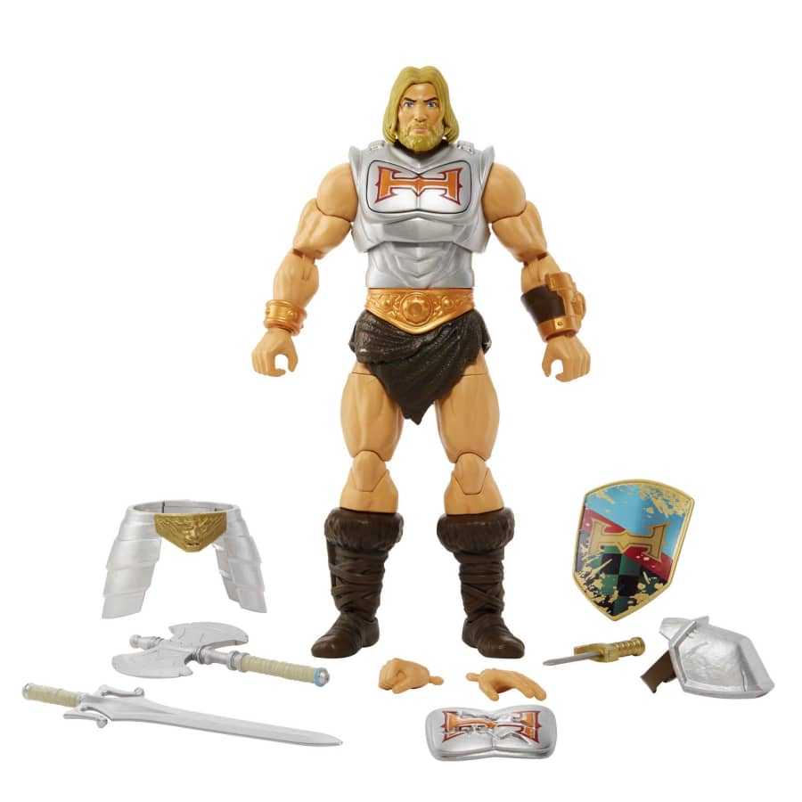 He-man Battle Armor New Eternia Masterverse - Mattel (Masterverse) (Masters of the Universe: New Eternia) action figure collectible [Barcode 194735030347] - Main Image 3