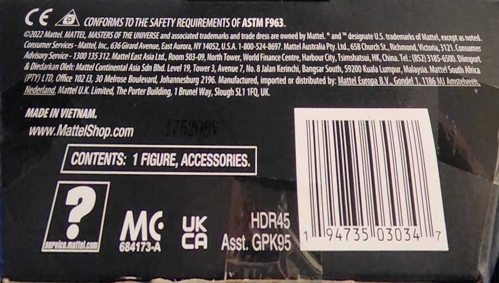 He-man Battle Armor New Eternia Masterverse - Mattel (Masterverse) (Masters of the Universe: New Eternia) action figure collectible [Barcode 194735030347] - Main Image 4