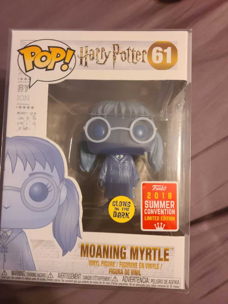 Harry Potter 61: Summer Convention Sticker Moaninig Myrtle Gitd   action figure collectible [Barcode 889698310192] - Main Image 2