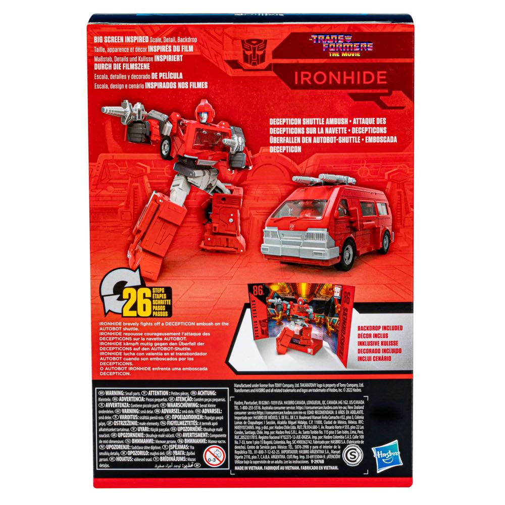 Ironhide (86-17 Voyager Class) - Hasbro (Transformers: Studio Series 86) action figure collectible [Barcode 5010994131517] - Main Image 4