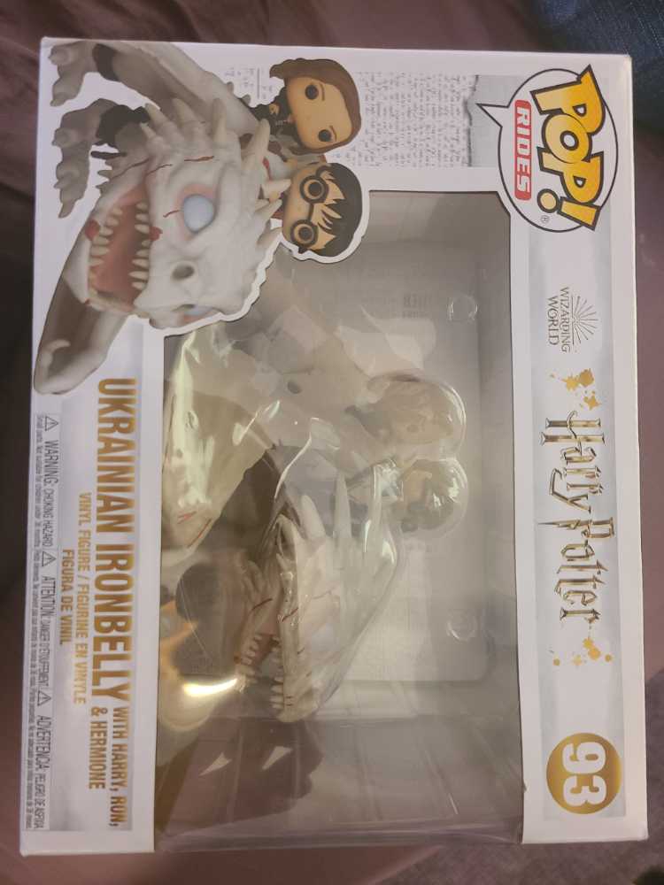 Harry Potter 93 Rides Ukrainian Ironbelly With Harry, Ron, Hermione  action figure collectible [Barcode 889698508155] - Main Image 2