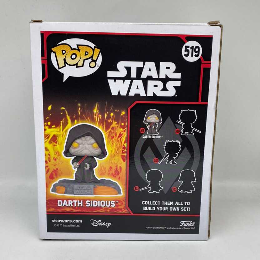 Star Wars 519 Red Saber Series Sith Darth Sidious - Funko (Star Wars) action figure collectible [Barcode 889698632935] - Main Image 3