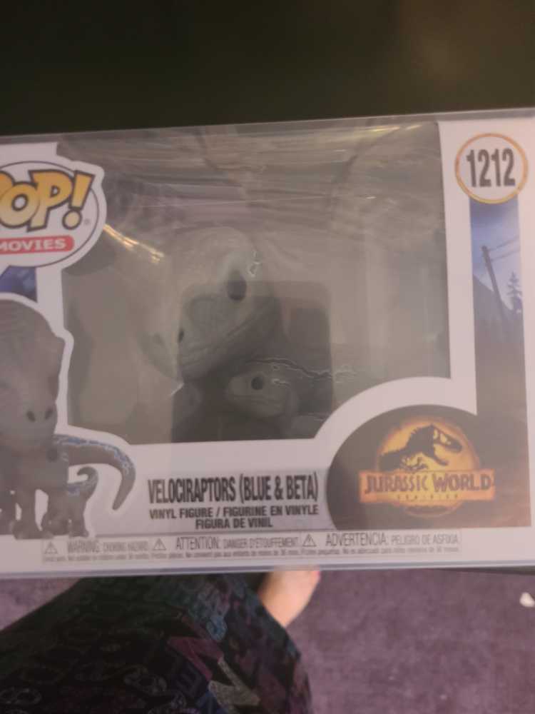 (Damaged Box) Jurassic World: Velociraptors (Blue & Beta) - Funko Pop Movies (Jurrasic Park) action figure collectible [Barcode 889698622233] - Main Image 2