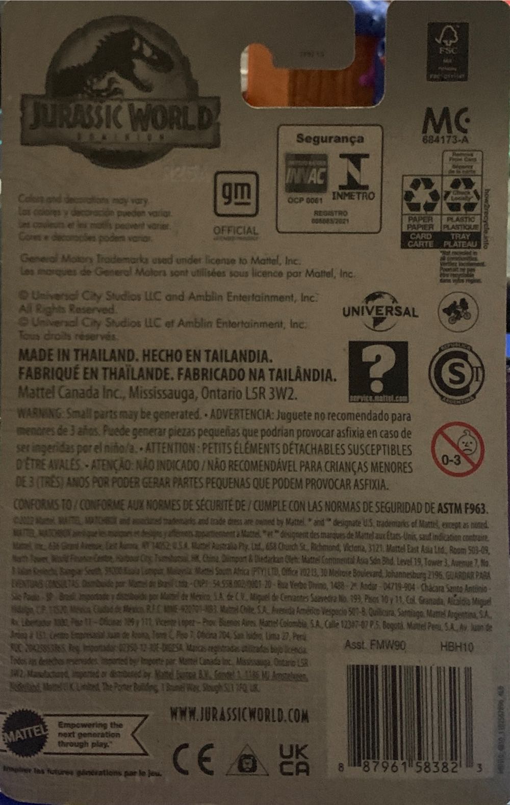 15 Chevy Silverado - Mattel (Jurassic World Vehiculos) action figure collectible - Main Image 2