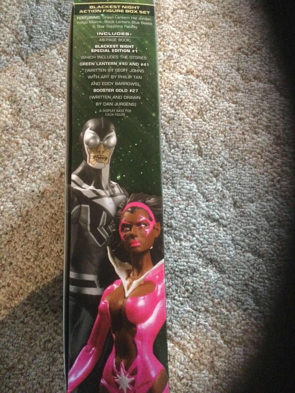 DC Direct BLACKEST NIGHT Action Figure Set (Green Lantern Hal Jordan, Indigo Munnk, Star Sapphire Fatality,  Black Lantern Blue Beetle) - DC Direct (DC Direct) action figure collectible [Barcode 9781401233204] - Main Image 2