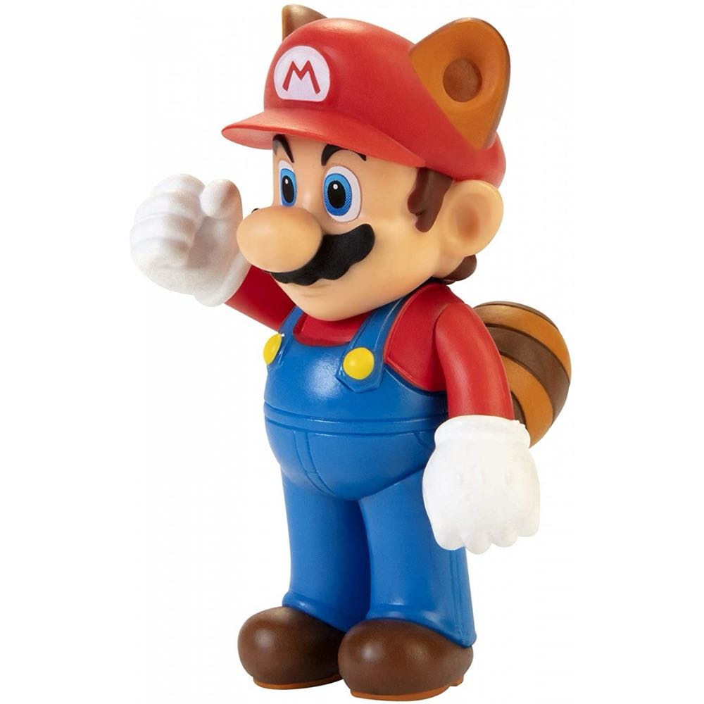 Super Mario Racoon Mario 2.5” Collectible Toy Action Figure - Jakks Pacific (Super Mario Bros.) action figure collectible [Barcode 192995401174] - Main Image 3