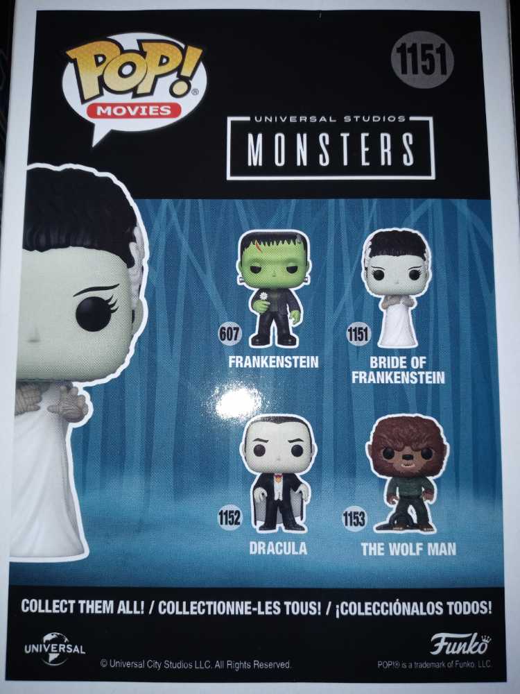 Universal Monsters: Bride Of Frankenstein #1151 - Funko (Universal Monsters) (Universal Monsters) action figure collectible [Barcode 889698580908] - Main Image 2