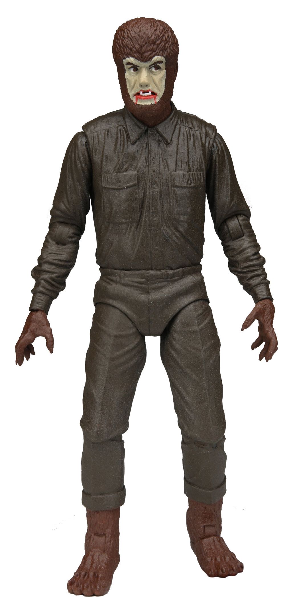 UNIVERSAL MONSTERS - GLOW-IN-THE-DARK Wolfman - Neca (Universal Monsters) action figure collectible [Barcode 634482048351] - Main Image 3