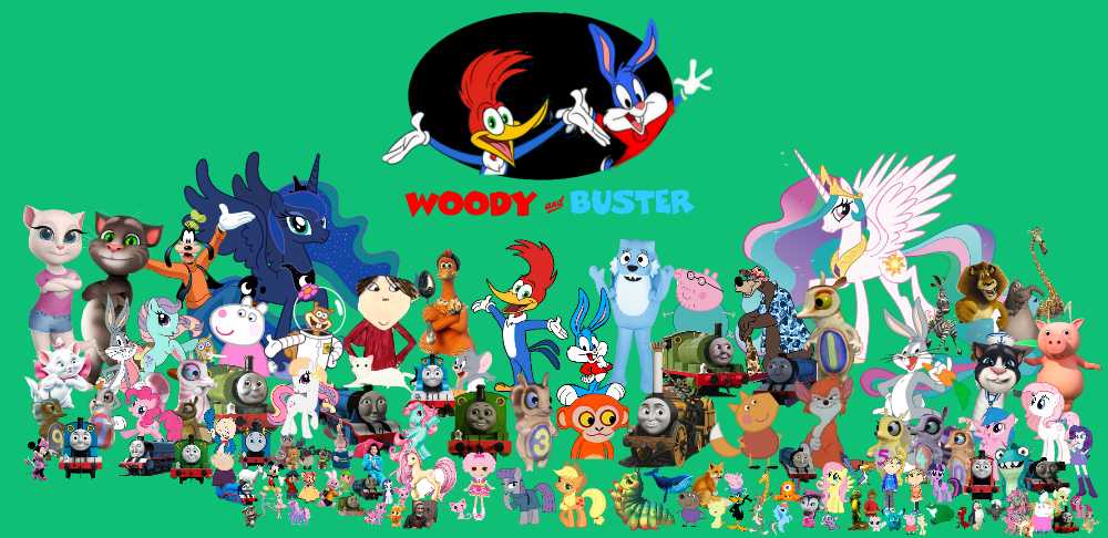 Woody & Buster Cutie Mark Magic Fluttershy  - Hasbro (Woody & Buster Figures) action figure collectible - Main Image 2