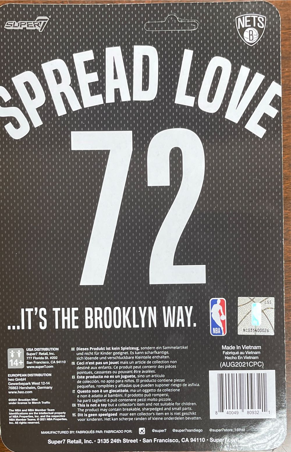 Super7 ReAction - Notorious BIG - Super 7 action figure collectible [Barcode 840049809321] - Main Image 2