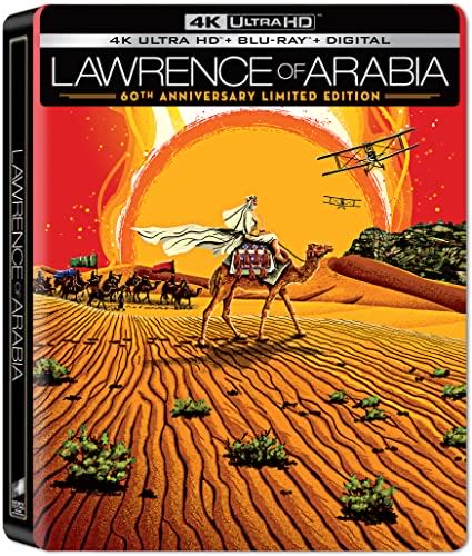 Lawrence Of Arabia: 60th Anniversary Limited Edition Steelbook 4k Uhd  action figure collectible [Barcode 043396581302] - Main Image 1