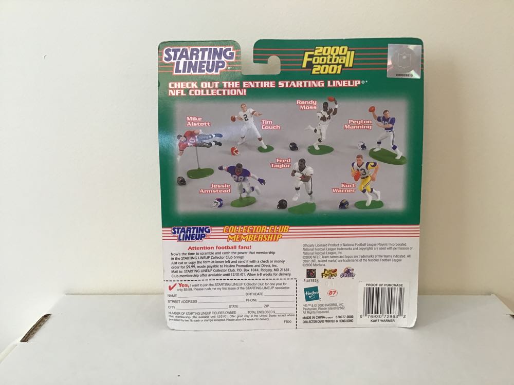 Kurt Warner - Kenner action figure collectible - Main Image 2