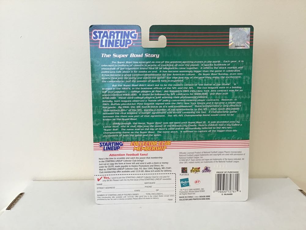 Donovan McNabb - Kenner action figure collectible - Main Image 2