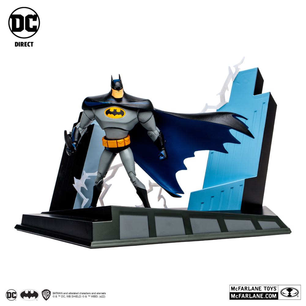 Mcfarlane Toys Batman The Animated Series 30th Anniversary NYCC Exclusive w/signed Bruce Timm Card [Gold Label Collection]  - McFarlane Toys (Batman: The Animated Series) action figure collectible [Barcode 787926151084] - Main Image 4